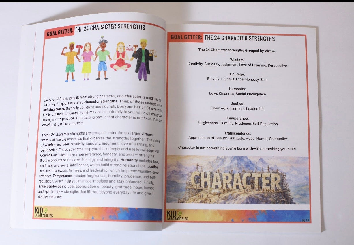 Goal Getter: Character Development & Goal Setting Workbook